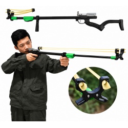 Teleskopický prak s pažbou Slingshot 15 lbs (8)