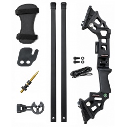 Skládací dlouhý luk Marlin Black 40 lbs set s příslušenstvím 51"