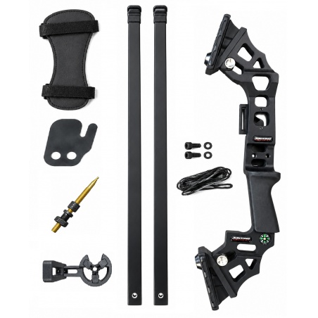 Skládací dlouhý luk Marlin Black 40 lbs set s příslušenstvím 51"