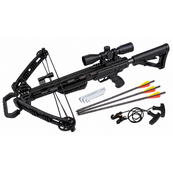 Kladková kuše Magpul Cage 185 lbs + kušohled 4x32