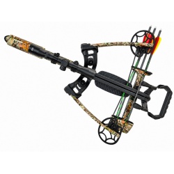 Kladková reverzní kuše Horn 150lbs + kušohled 4x32(2)