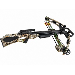 Kuše kladková Brave Camo 160 lbs + kušohled 4x32(3)