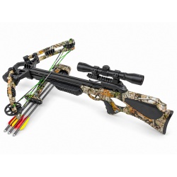 Kuše kladková Brave Camo 160 lbs + kušohled 4x32(1)