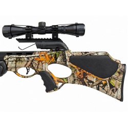 Kuše kladková Brave Camo 160 lbs + kušohled 4x32(8)