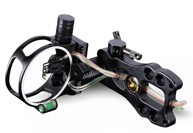 Goodgoods Mířidla pro kladkové luky Fast Hunter Light -5 Pins Black 20351